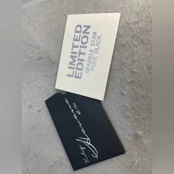 Vintage Havana The Iconic Sparkle Star Pure Black Sneakers Sz 7 NIB - RARE - Picture 16 of 16